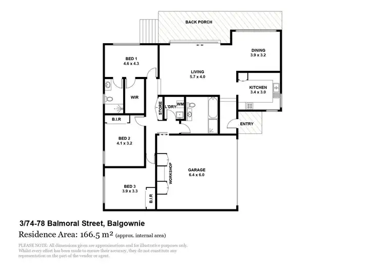 Floorplan of Homely villa listing, 3/74-76 Balmoral Street, Balgownie NSW 2519
