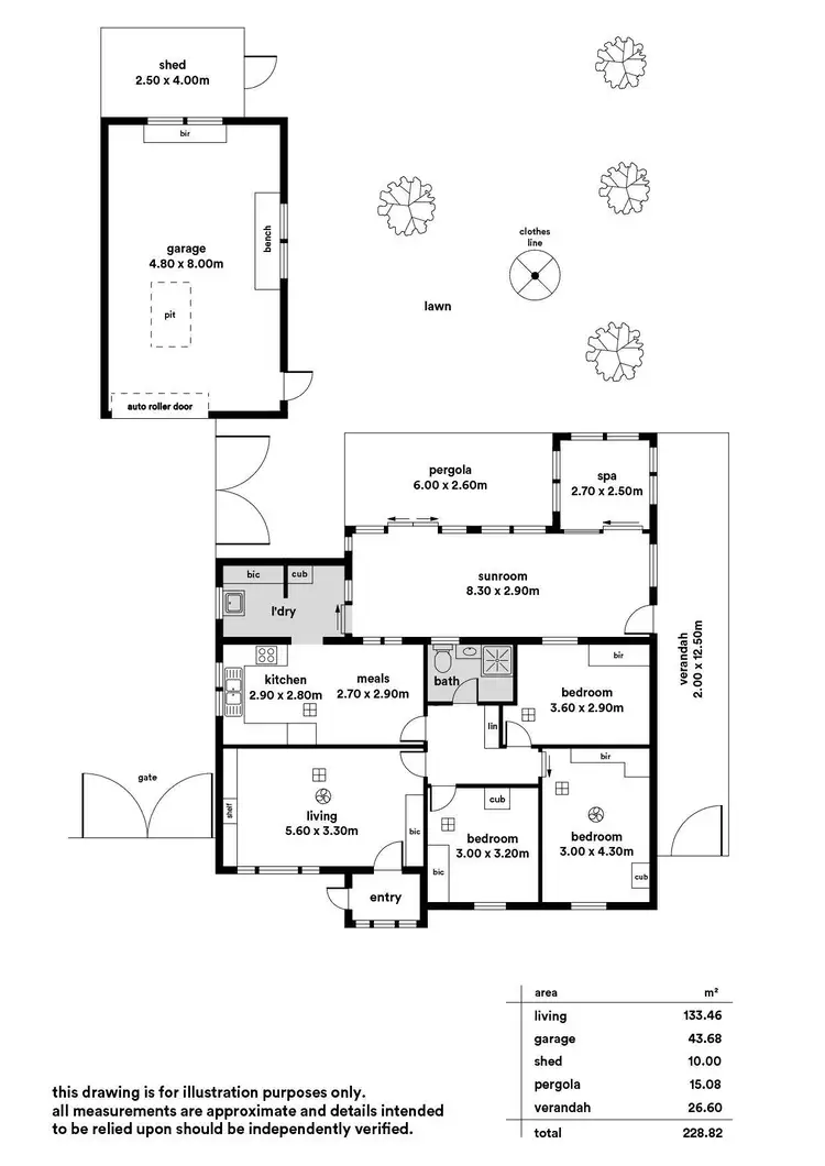 Floorplan of Homely house listing, 55 Lexington Road, Henley Beach South SA 5022