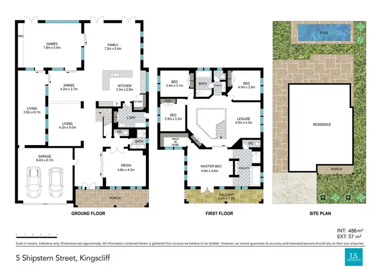 Floorplan of Homely house listing, 5 Shipstern Street, Kingscliff NSW 2487