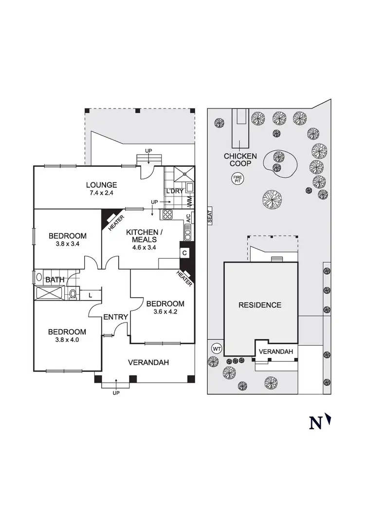 Floorplan of Homely house listing, 2 Allenby Street, Coburg North VIC 3058
