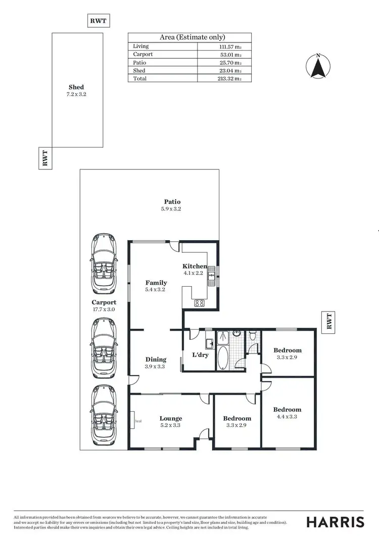 Floorplan of Homely house listing, 7 Riverview Drive, Paradise SA 5075