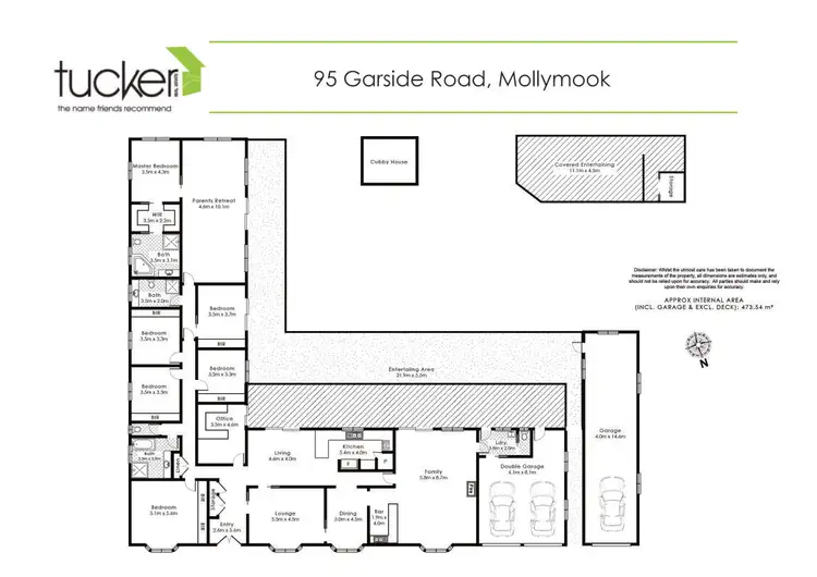 Floorplan of Homely house listing, 95 Garside Road, Mollymook NSW 2539