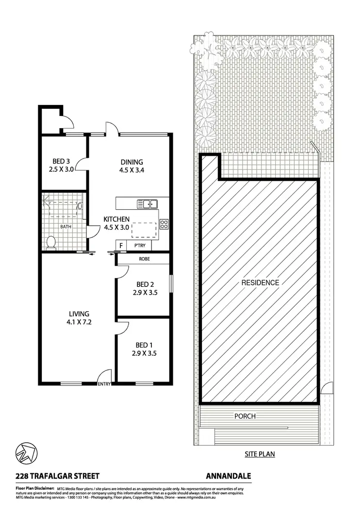 Floorplan of Homely house listing, 228 Trafalgar Street, Annandale NSW 2038