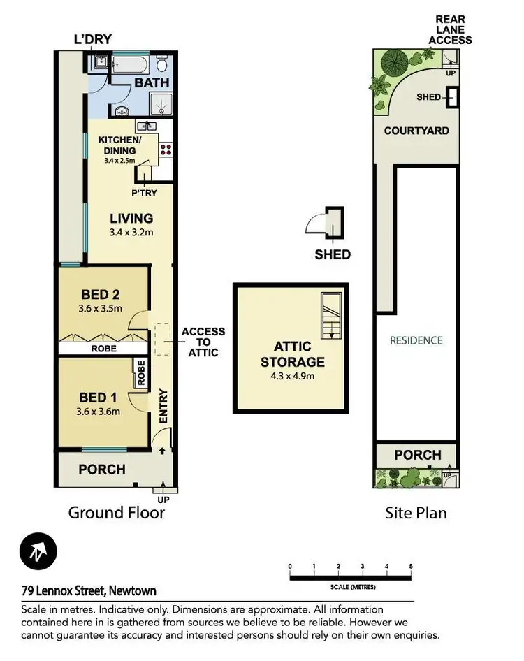 Floorplan of Homely house listing, 79 Lennox Street, Newtown NSW 2042