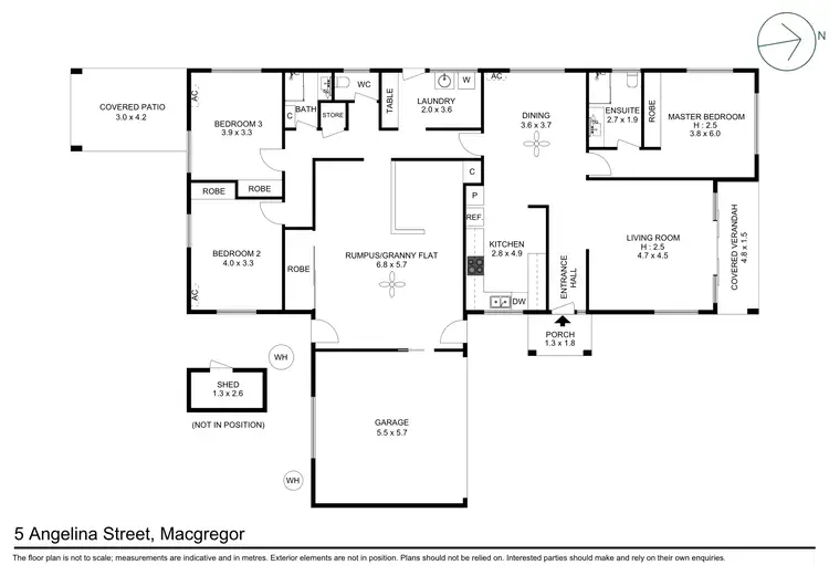 Floorplan of Homely house listing, 5 Angelina Street, Macgregor QLD 4109