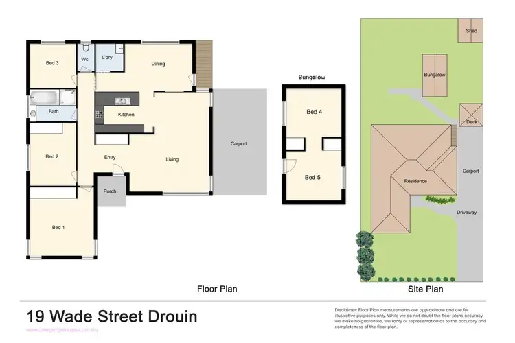 Floorplan of Homely house listing, 19 Wade Street, Drouin VIC 3818