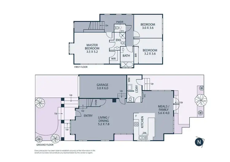 Floorplan of Homely townhouse listing, 2/70 Harold Street, Thornbury VIC 3071
