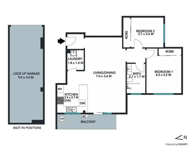 Floorplan of Homely apartment listing, 8/678 Rocky Point Road, Sans Souci NSW 2219