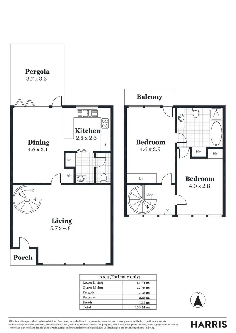 Floorplan of Homely unit listing, 6/24 Coke Street, Norwood SA 5067