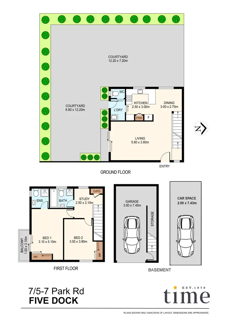 Floorplan of Homely townhouse listing, 7/5-7 Park Road, Five Dock NSW 2046