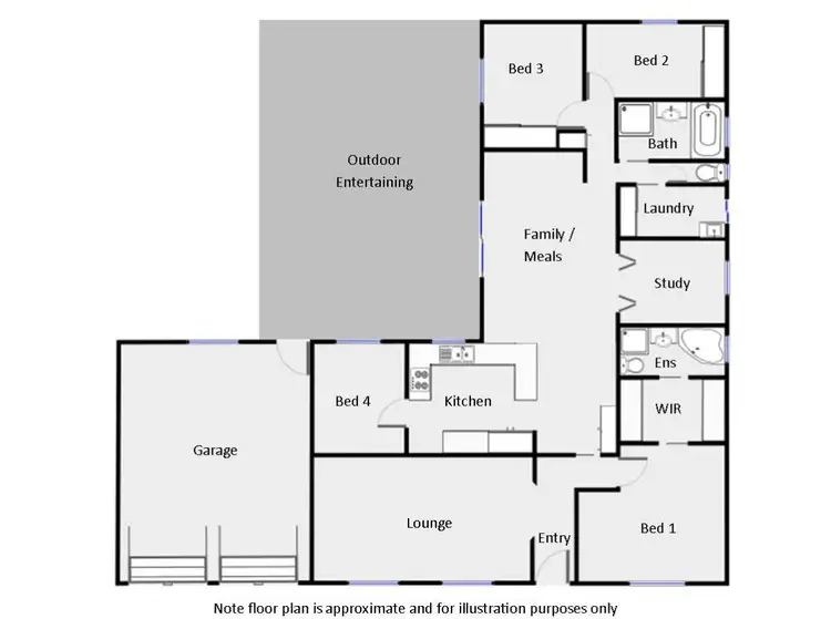 Floorplan of Homely house listing, 1095 Sandilong Avenue, Irymple VIC 3498