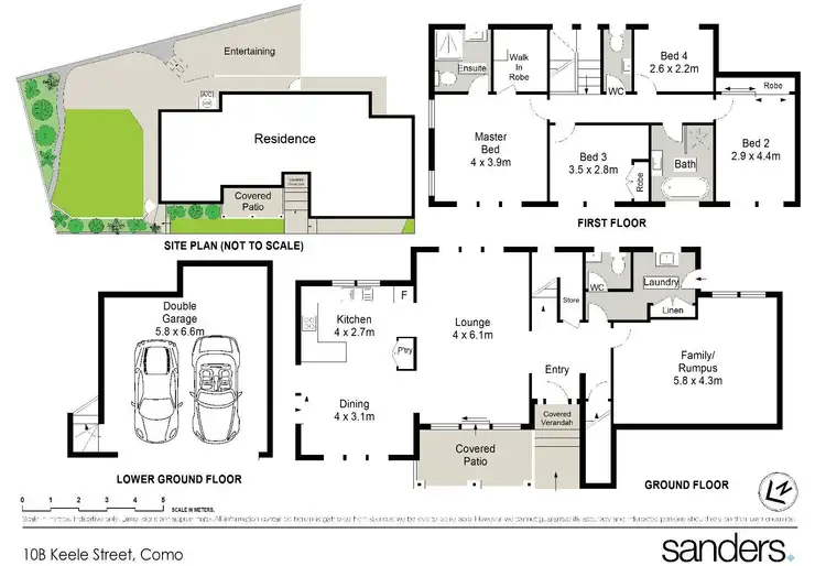 Floorplan of Homely house listing, 10B Keele Street, Como NSW 2226