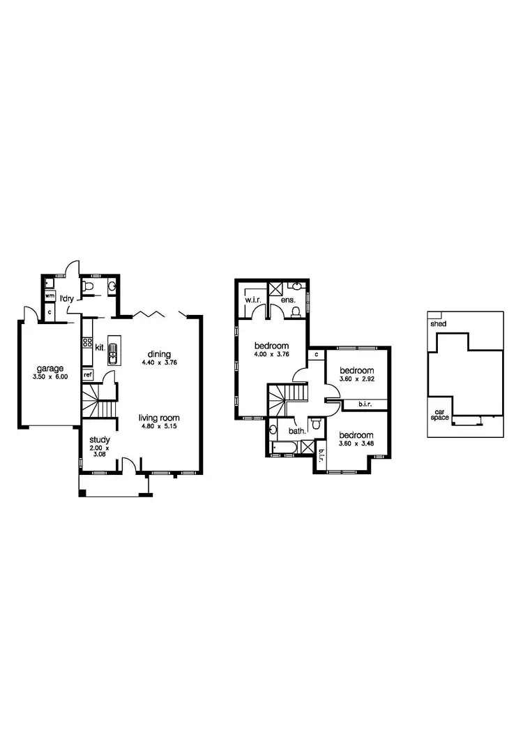 Floorplan of Homely townhouse listing, 18 Stirling Avenue, Seaholme VIC 3018