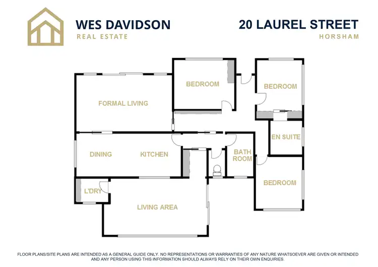 Floorplan of Homely house listing, 20 Laurel Street, Horsham VIC 3400