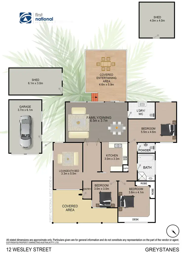 Floorplan of Homely house listing, 12 Wesley Place, Greystanes NSW 2145