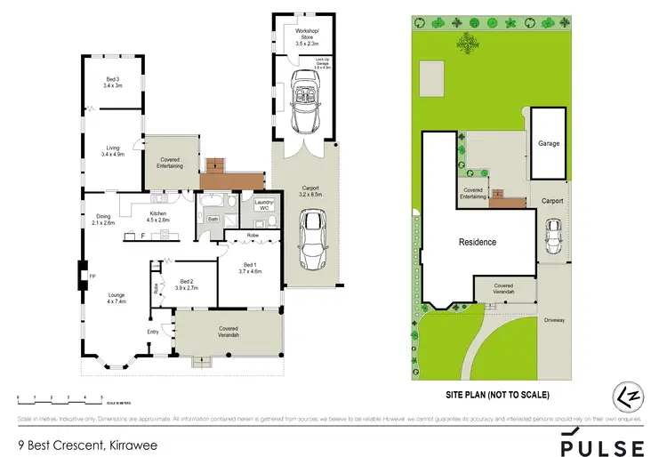 Floorplan of Homely house listing, 9 Best Crescent, Kirrawee NSW 2232