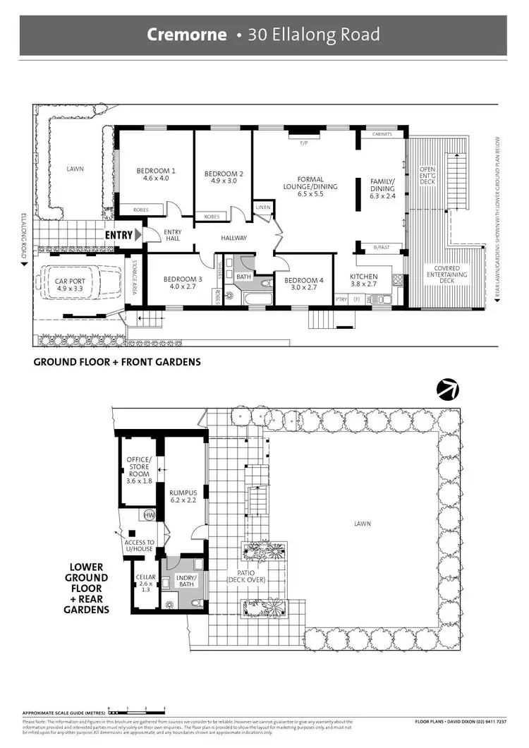 Floorplan of Homely house listing, 30 Ellalong Road, Cremorne NSW 2090