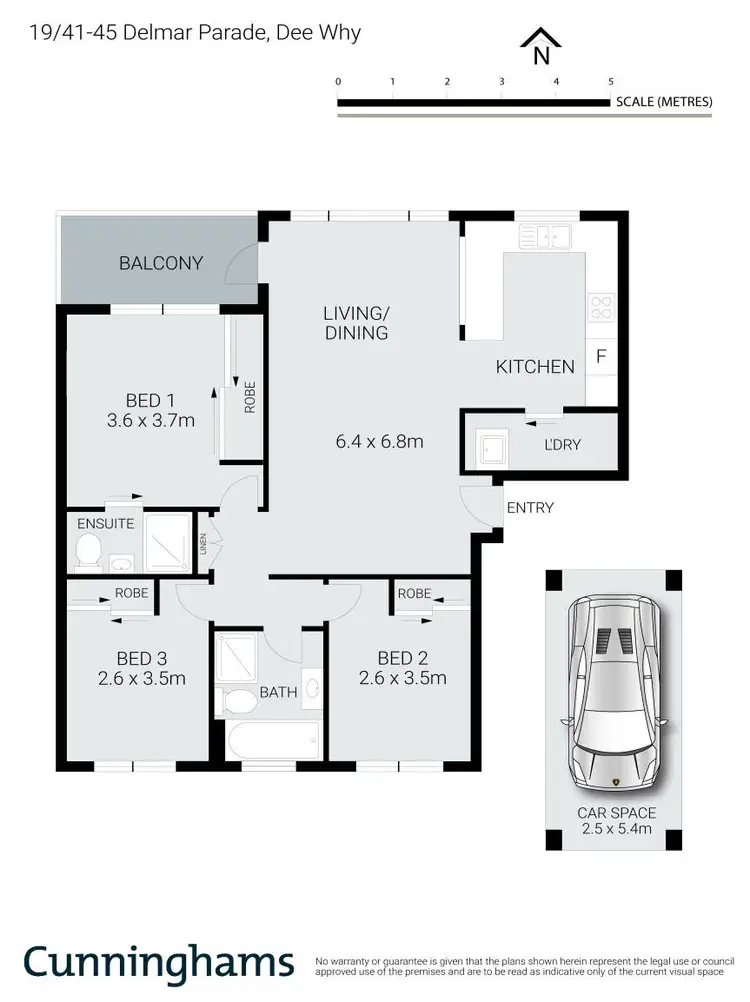 Floorplan of Homely apartment listing, 19/41-45 Delmar Parade, Dee Why NSW 2099