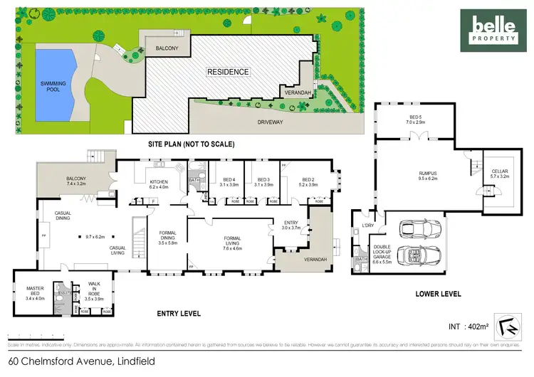 Floorplan of Homely house listing, 60 Chelmsford Avenue, Lindfield NSW 2070