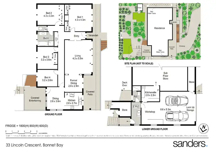 Floorplan of Homely house listing, 33 Lincoln Crescent, Bonnet Bay NSW 2226