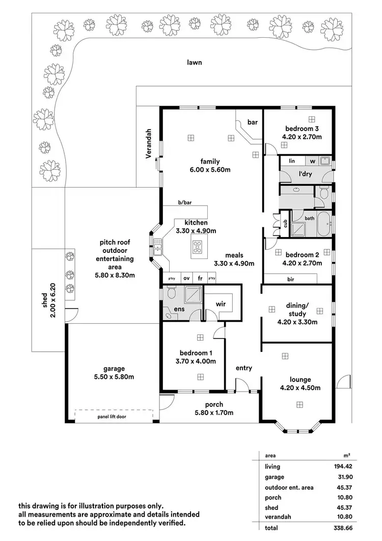 Floorplan of Homely house listing, 27 John Ramsay Circuit, Hope Valley SA 5090
