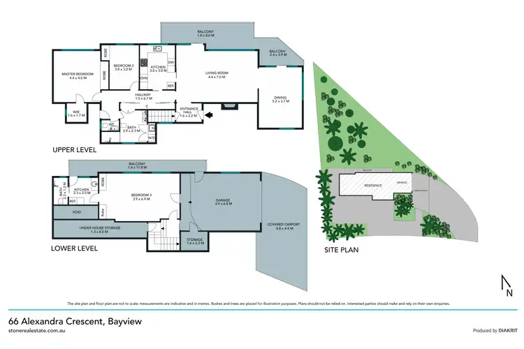 Floorplan of Homely house listing, 66 Alexandra Crescent, Bayview NSW 2104