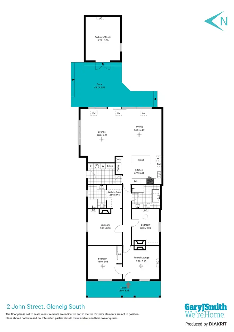Floorplan of Homely house listing, 2 John Street, Glenelg South SA 5045