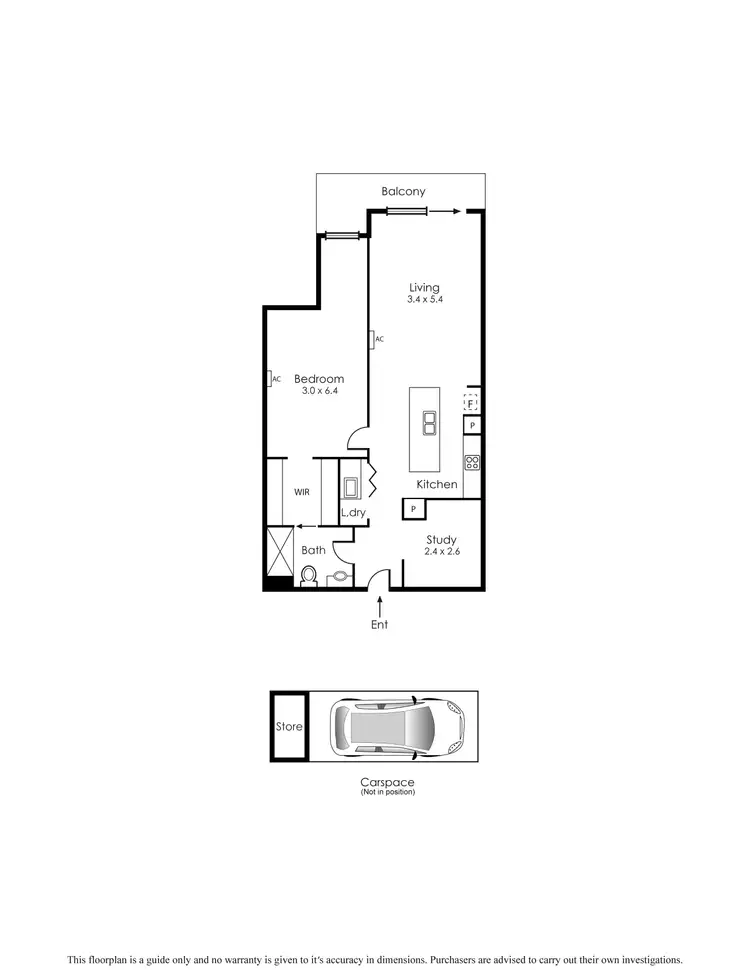 Floorplan of Homely apartment listing, 6/269 Hampton Street, Hampton VIC 3188