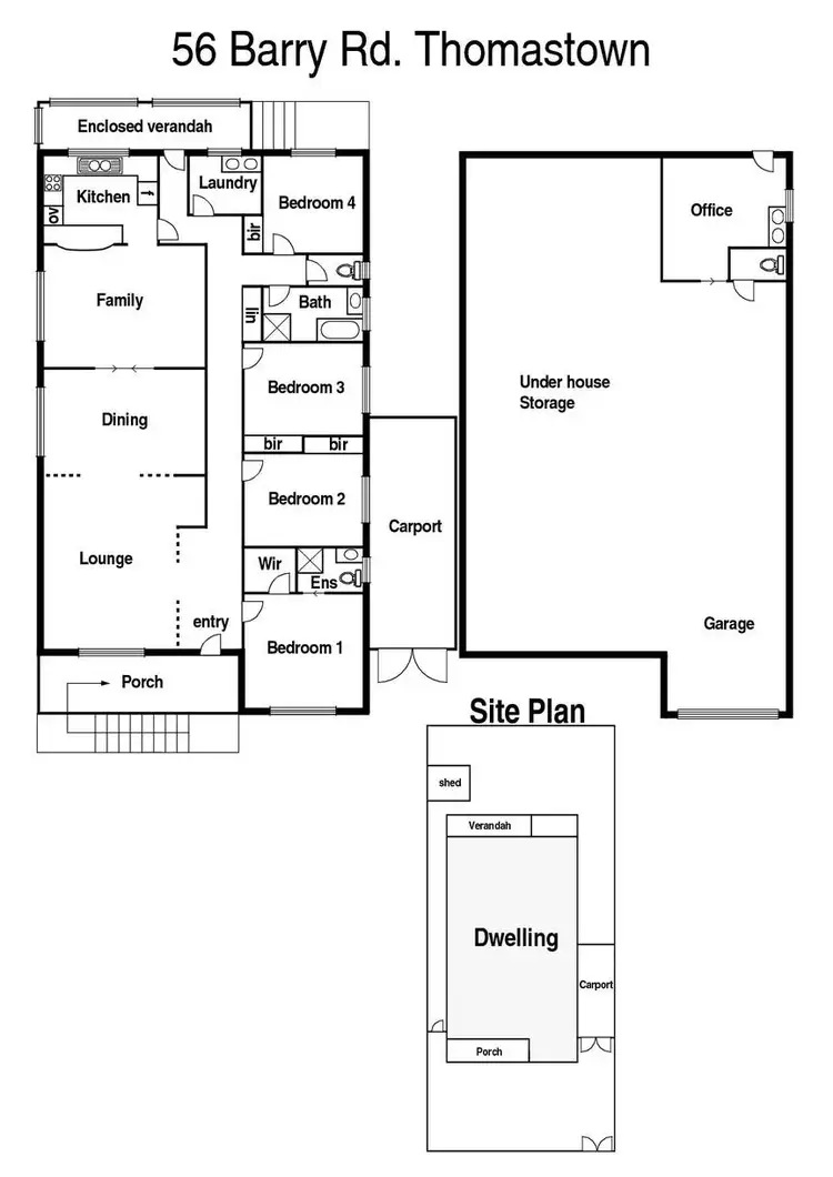 Floorplan of Homely house listing, 56 Barry Road, Thomastown VIC 3074