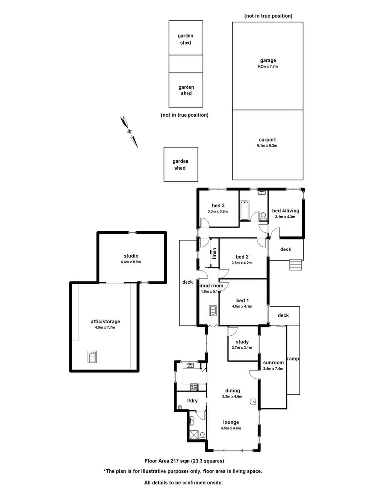 Floorplan of Homely house listing, 14 Seabreeze Avenue, Ferny Creek VIC 3786