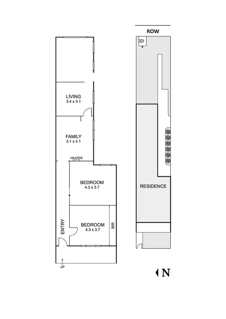 Floorplan of Homely house listing, 34 Ross Street, Coburg VIC 3058