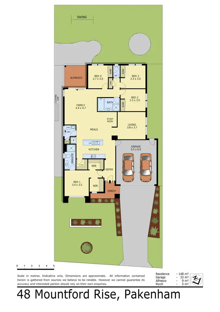 Floorplan of Homely house listing, 48 Mountford Rise, Pakenham VIC 3810