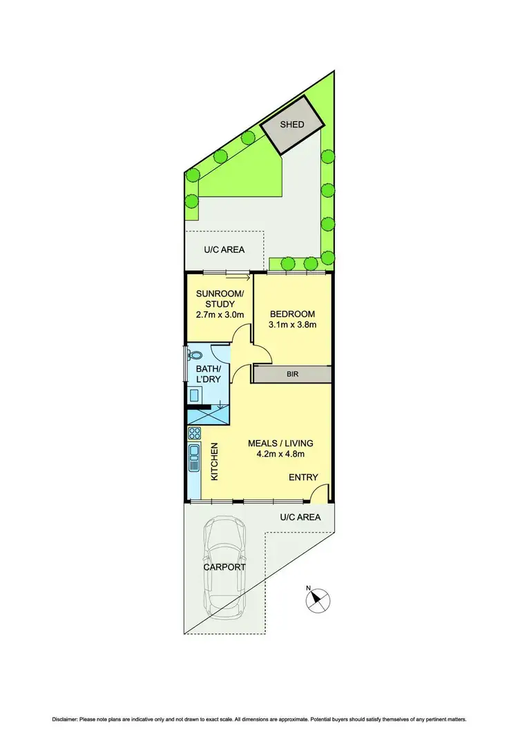Floorplan of Homely unit listing, 3/94 Delaware Street, Reservoir VIC 3073