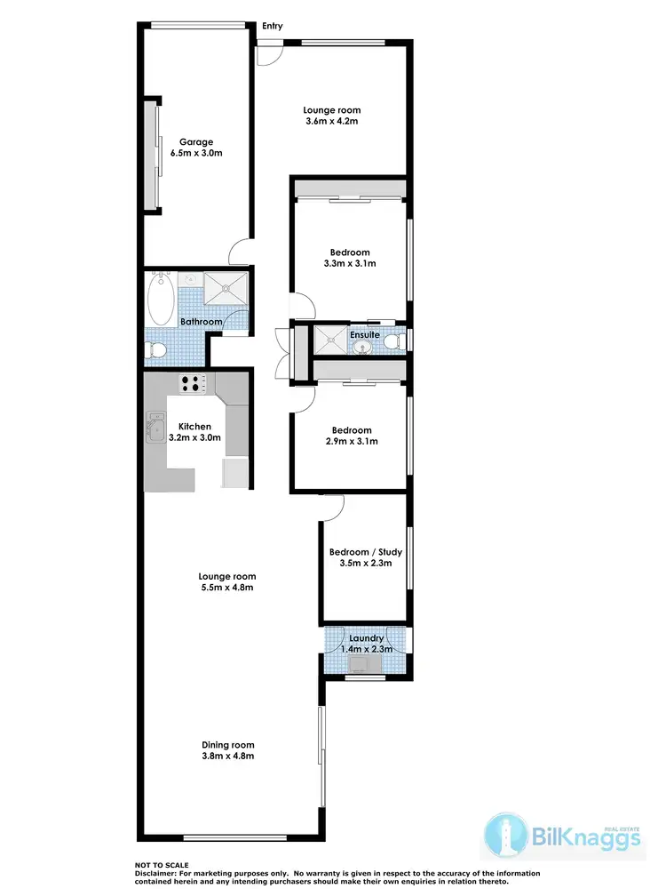 Floorplan of Homely semi-detached listing, 21 Jellicoe Close, Fingal Bay NSW 2315