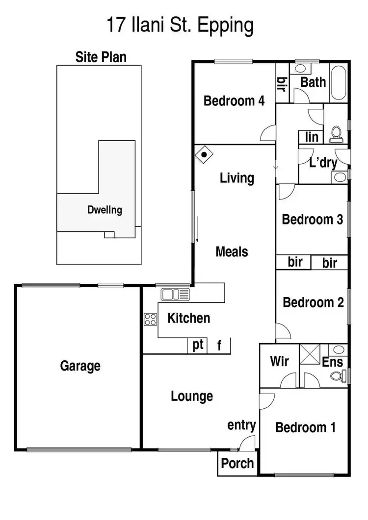 Floorplan of Homely house listing, 17 Ilani Street, Epping VIC 3076