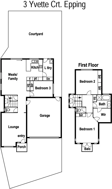 Floorplan of Homely house listing, 3 Yvette Court, Epping VIC 3076