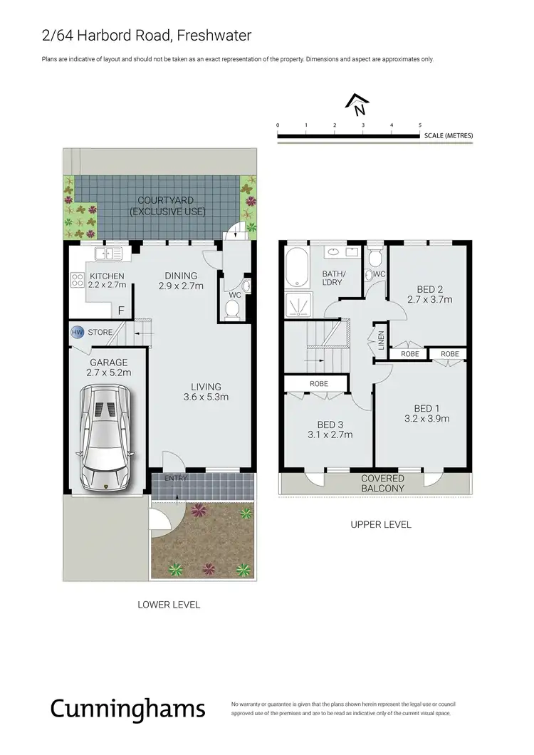 Floorplan of Homely townhouse listing, 2/64 Harbord Road, Freshwater NSW 2096