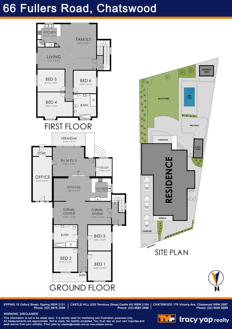 Floorplan of Homely house listing, 66 Fullers Road, Chatswood NSW 2067