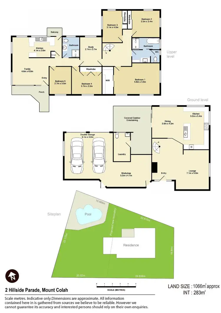 Floorplan of Homely house listing, 2 Hillside Parade, Mount Colah NSW 2079
