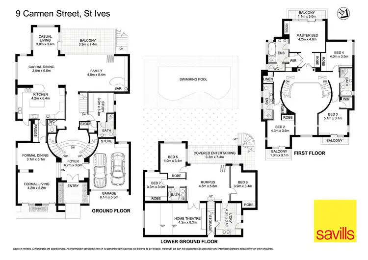 Floorplan of Homely house listing, 9 Carmen Street, St Ives NSW 2075