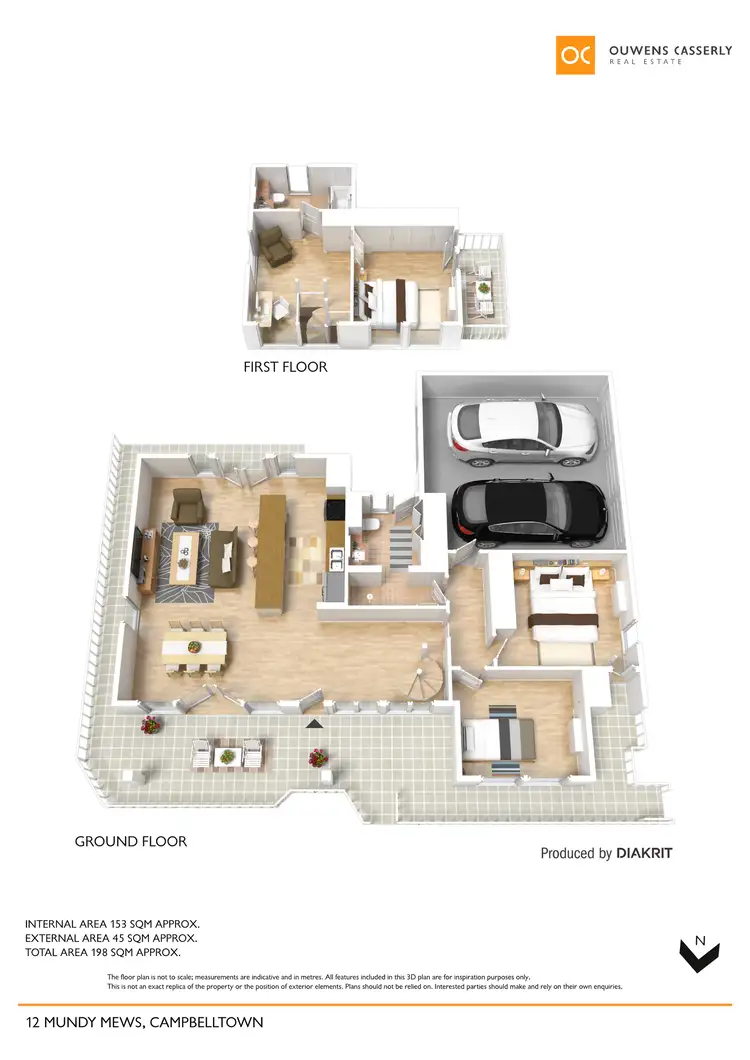 Floorplan of Homely house listing, 12 Mundy Mews, Campbelltown SA 5074