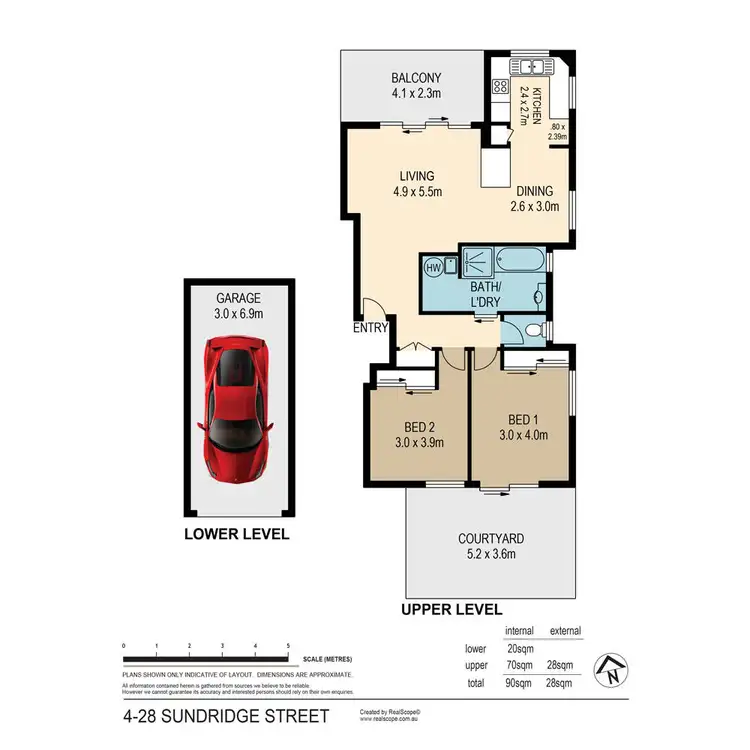 Floorplan of Homely unit listing, 4/28 Sundridge Street, Taringa QLD 4068