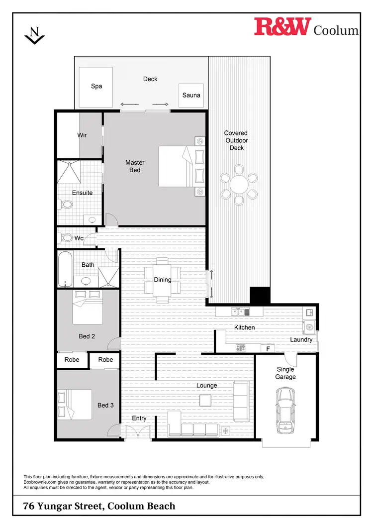 Floorplan of Homely house listing, 76 Yungar Street, Coolum Beach QLD 4573