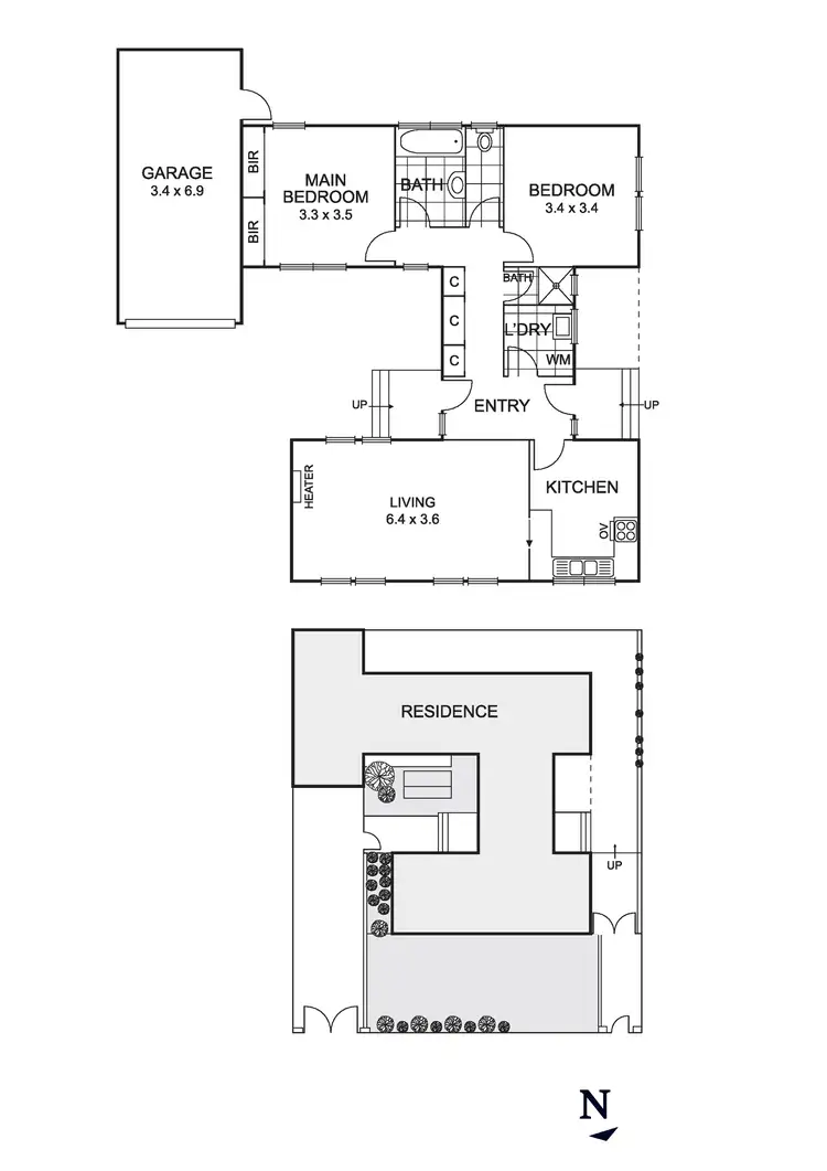 Floorplan of Homely house listing, 1A Murray Street, Brunswick West VIC 3055