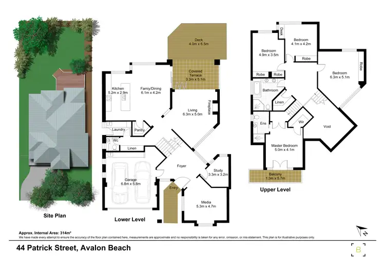 Floorplan of Homely house listing, 44 Patrick Street, Avalon NSW 2107