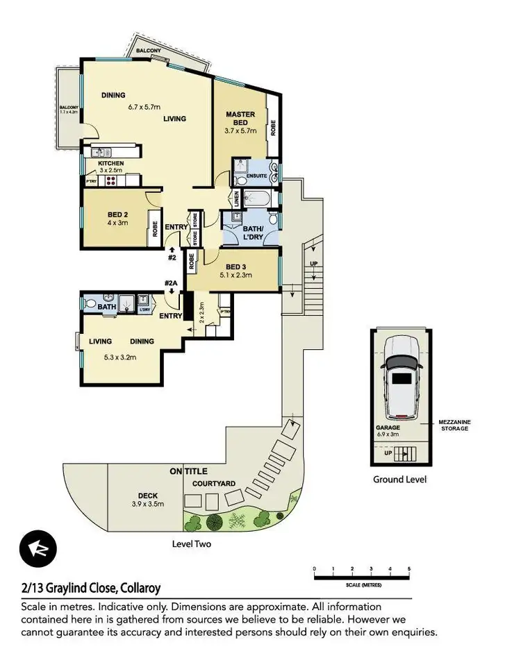 Floorplan of Homely apartment listing, 2/13 Graylind Close, Collaroy NSW 2097