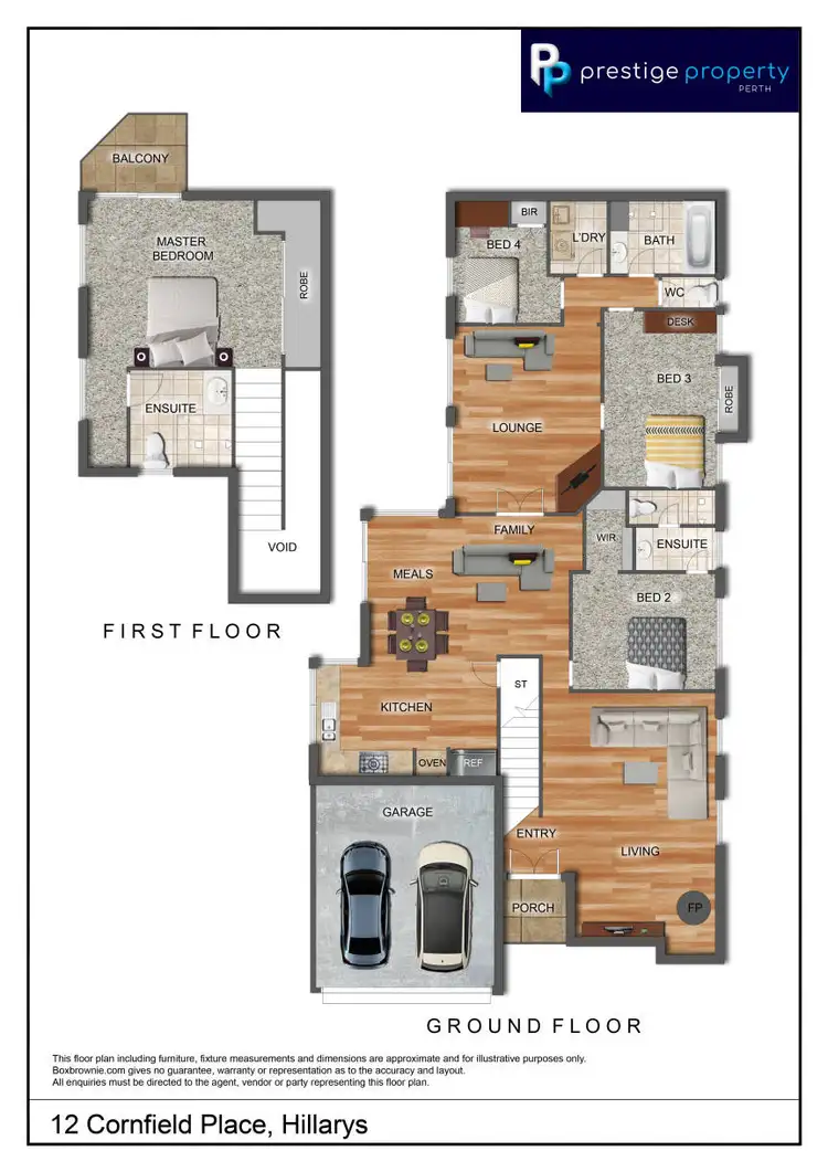 Floorplan of Homely house listing, 12 Cornfield Place, Hillarys WA 6025