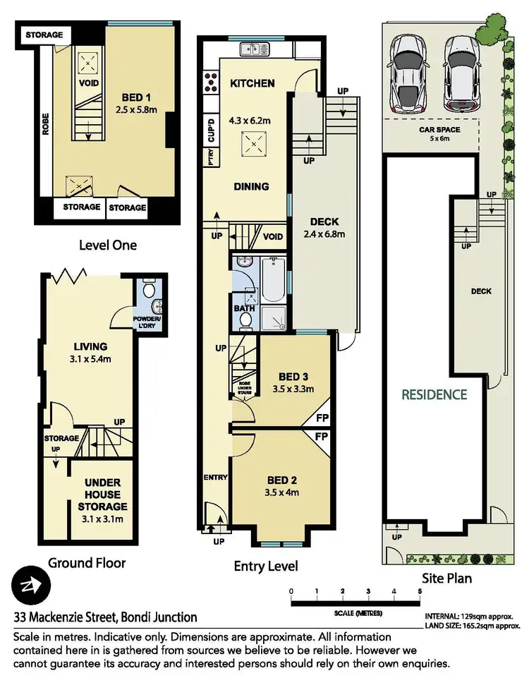 Floorplan of Homely house listing, 33 Mackenzie Street, Bondi Junction NSW 2022