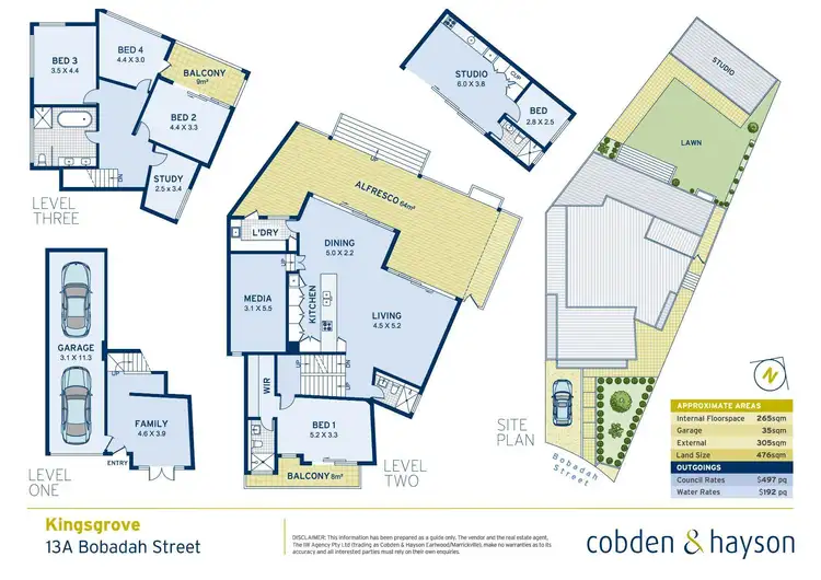 Floorplan of Homely house listing, 13a Bobadah Street, Kingsgrove NSW 2208