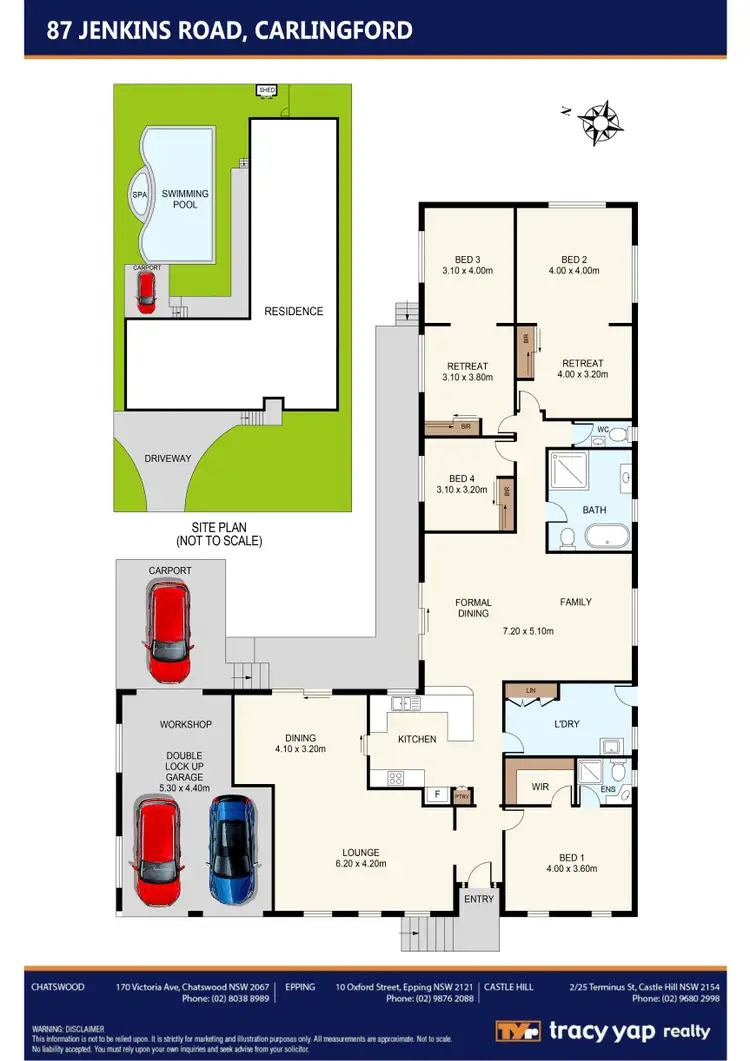Floorplan of Homely house listing, 87 Jenkins Road, Carlingford NSW 2118